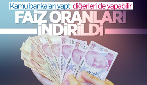 Kamu bankaları kurumsal kredi faiz oranlarını düşürdü