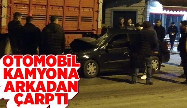 Kamyonun altına girdi