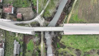 Kanlıçay Deresi üzerinde yeni köprü yapımına başlandı