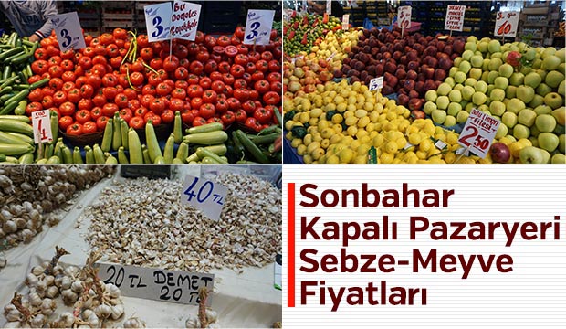 Kapalı Pazaryerinde Sonbahar Fiyatları