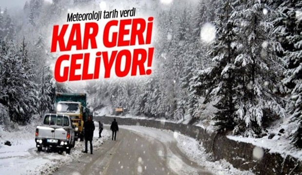 Kar geliyor
