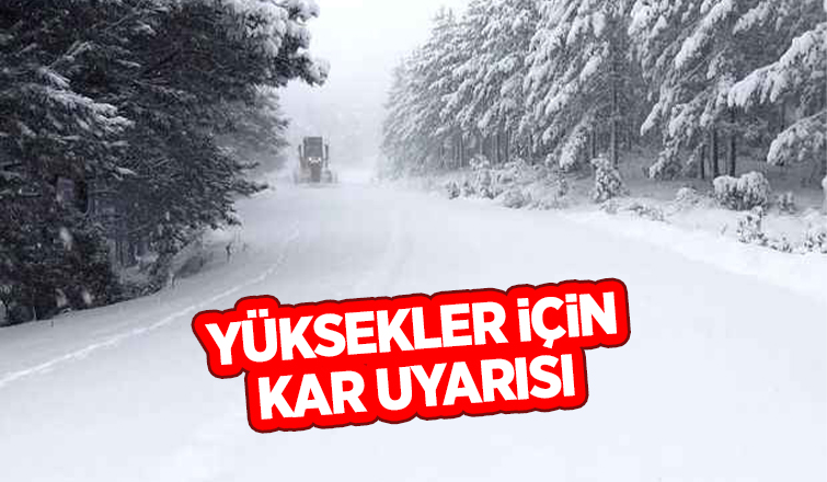 Kar uyarısı
