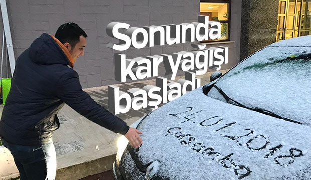 Kar Yağışı Başladı