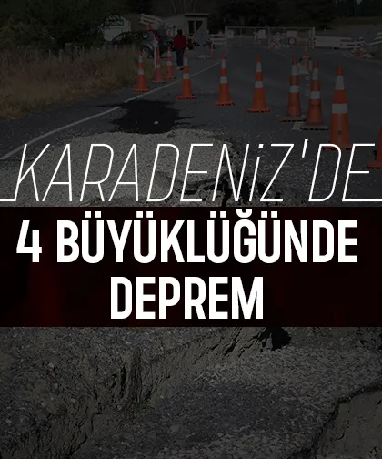 Karadeniz'de deprem