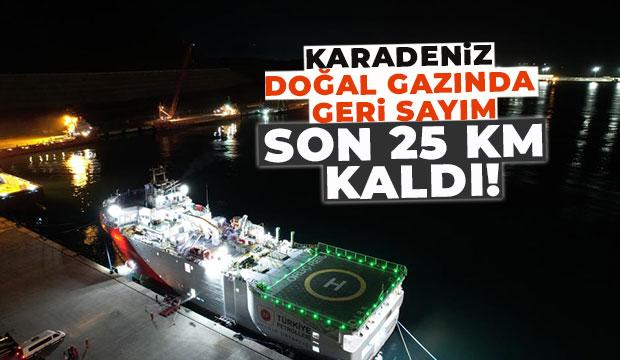 Karadeniz doğal gazında geri sayım