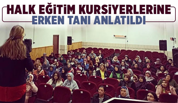 Karapürçek Halk Eğitim kursiyerlerine konferans