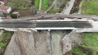 Karapürçek Mesudiye Köprüsü  hizmete açıldı