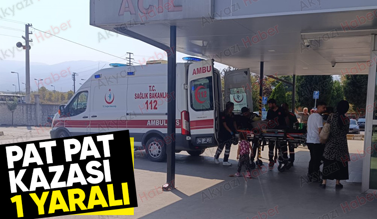 Karapürçek'te patpat kazasında 1 kişi yaralandı