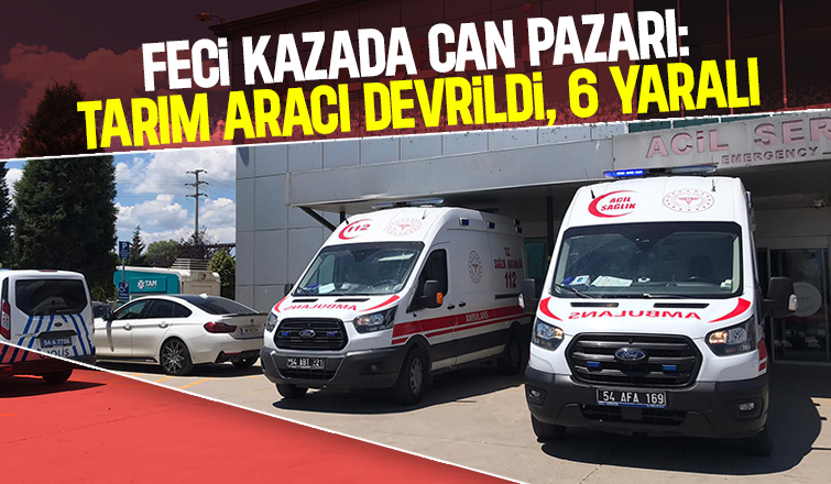 Karapürçek'te Tarım Aracı Devrildi: Çok Sayıda Yaralı