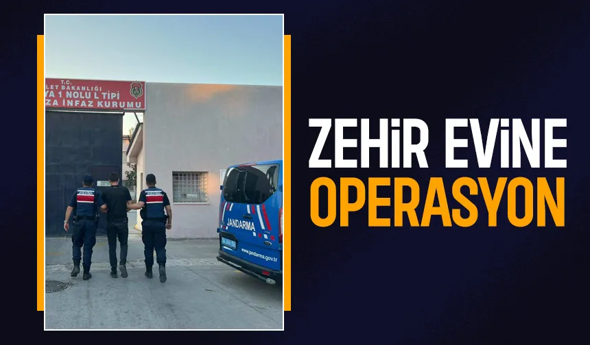 Karapürçek'te uyuşturucu operasyonu