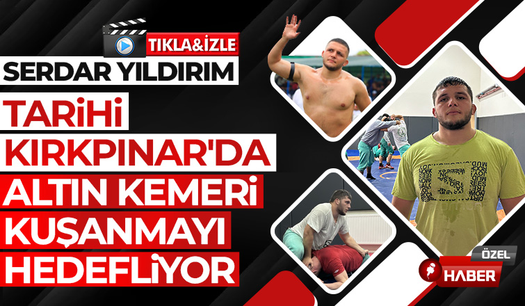 Karapürçekli başpehlivan altın kemer hedefliyor 