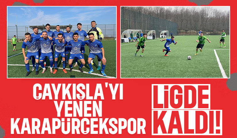 Karapürçekspor ligde kalmayı başardı