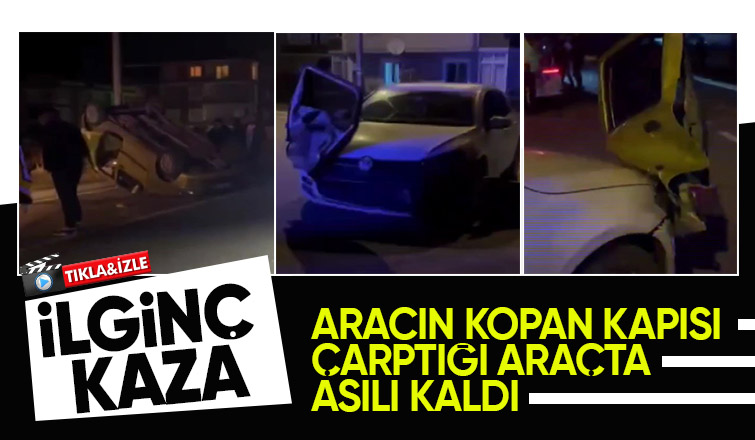 Karasu da ilginç kaza