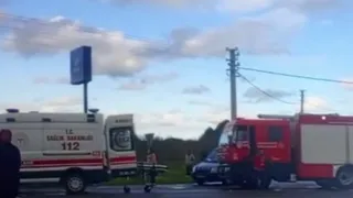 Karasu'daki feci kazadan fotoğraflar