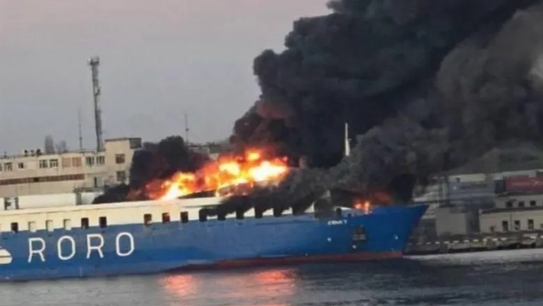 Karasu'dan Ukrayna'ya giden gemiye füze saldırısı