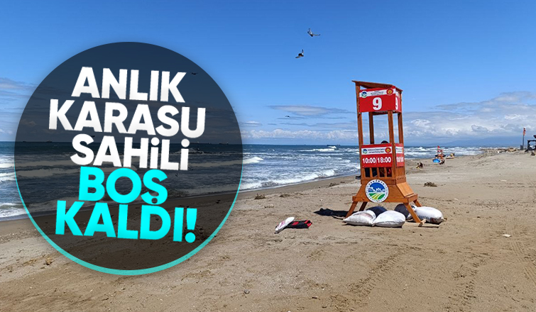 Karasu, Kocaali sahilleri boş kaldı