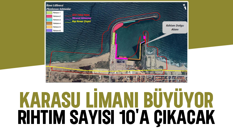 Karasu Limanı'nı büyütecek projenin detayları ortaya çıktı