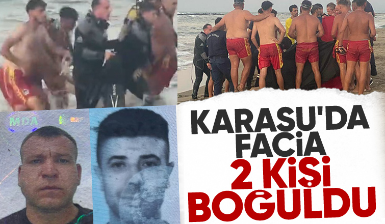 Karasu sahilinde iki kişi boğularak hayatını kaybetti