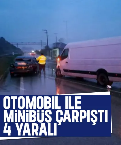 karasu yolunda kaza: 4 yaralı