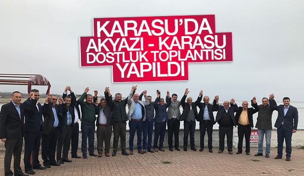 KARASUDA AKYAZI  KARASU DOSTLUK TOPLANTISI