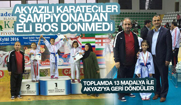 Karateciler Madalyasız Dönmedi