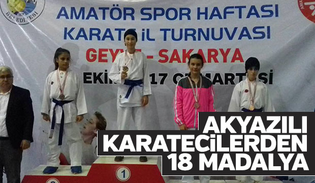 Karatecilerden 8 Altın 5 Gümüş 5 Bronz Madalya