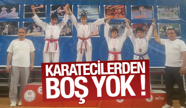 KARATECİLERDEN BOŞ YOK