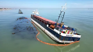 Karaya oturan gemi için çevre alarmı