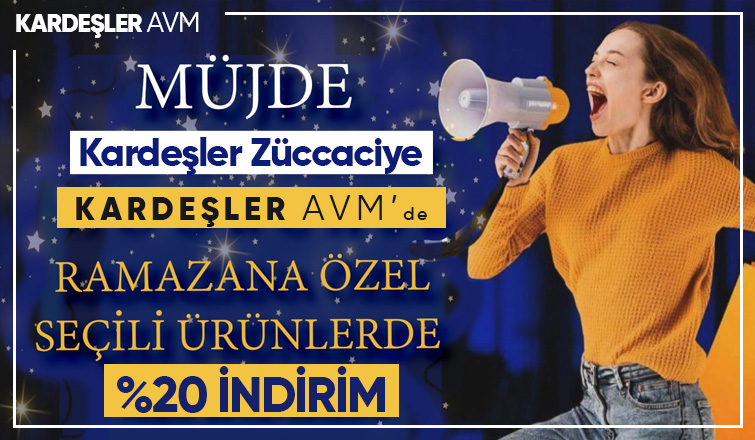Kardeşler AVM de Ramazana Özel İndirimler