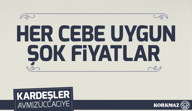 KARDEŞLER AVMDEN ŞOK FİYATLAR