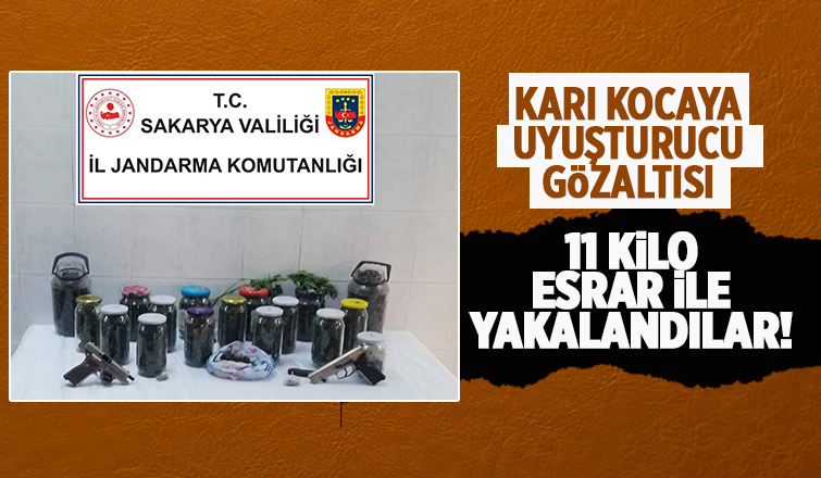 Karı kocaya uyuşturucu gözaltısı