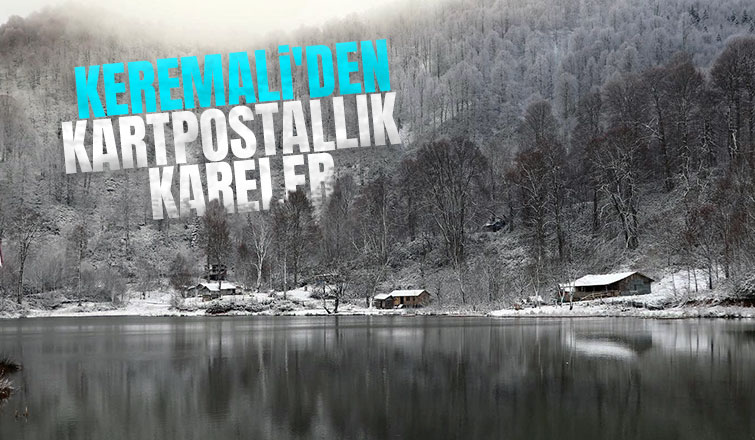 Karla buluşan doğadan kartpostallık manzaralar