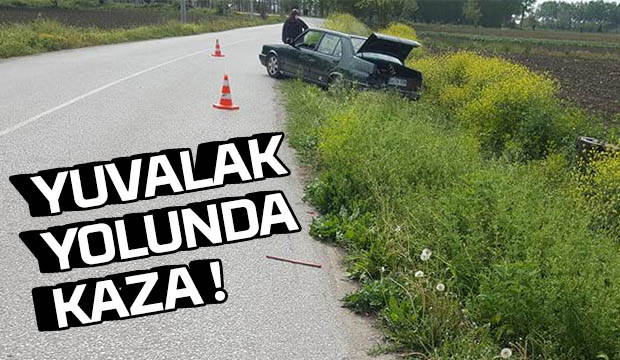 Karşı yöne geçip otomobille çarpıştı