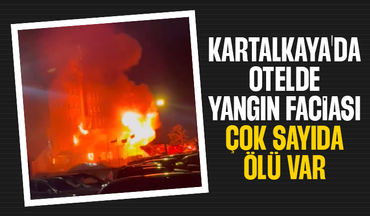 Kartalkaya'da otelde yangın faciası çok sayıda ölü var