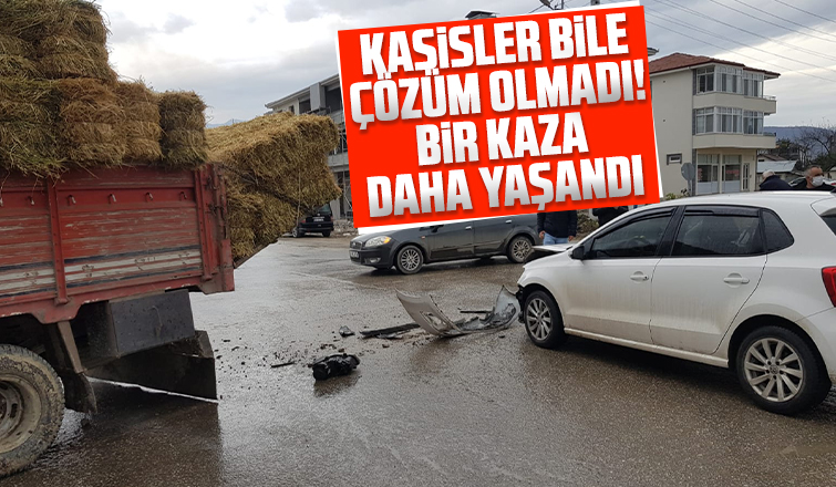 Kasislerde çözüm olmadı! Bir kaza daha yaşandı