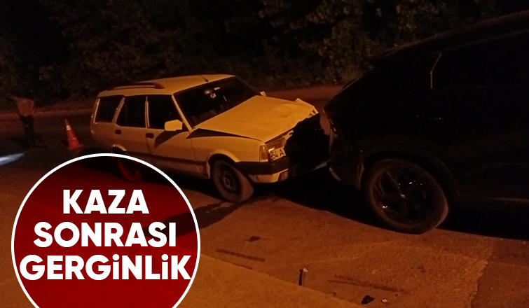 Kasiste yavaşlayan cipe çarptı