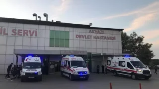 Kask takmadı; Hastanelik oldu