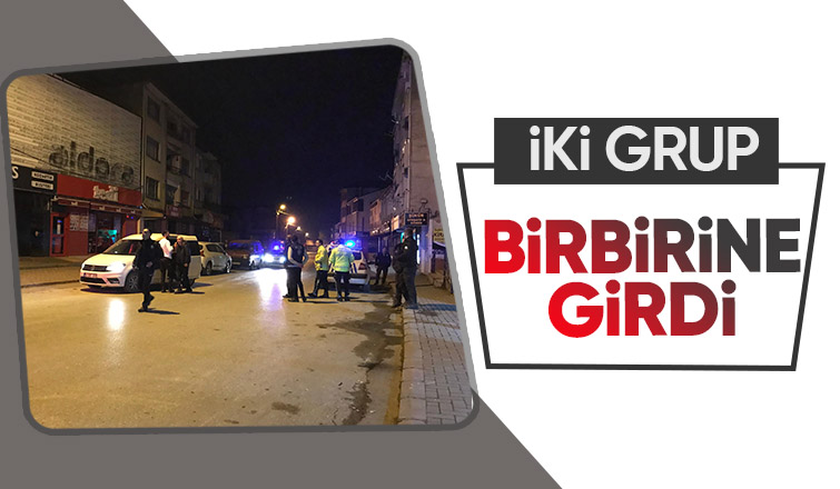 Kavgaya polis müdahale etti