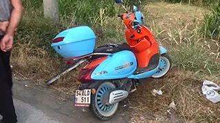 Batakköy Kavşağı’nda Kaza: Motosiklet Sürücüsü Yaralandı