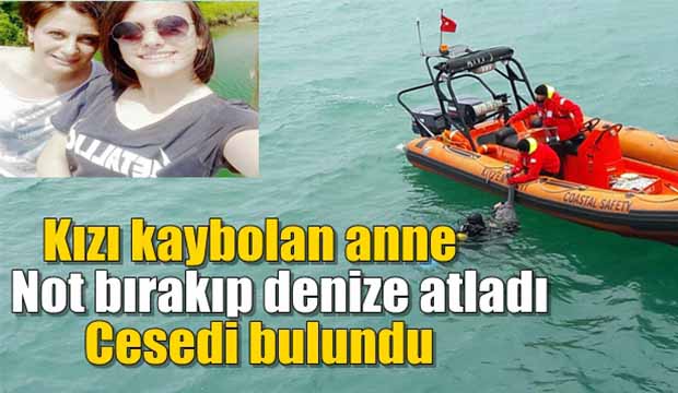 Kayıp kızının ardından denize atladı, cesedi bulundu