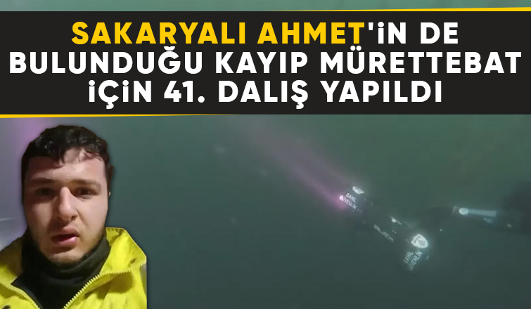 Kayıp mürettebat için 41 dalış gerçekleştirildi