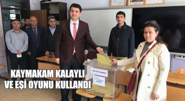 Kaymakam Ömer Kalaylı Oyunu Kullandı