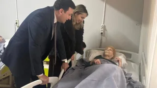 Kaymakam ve eşinden duygusal bayramlaşma