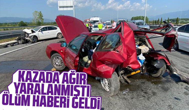 Kazada ağır yaralanmıştı ölüm haberi geldi