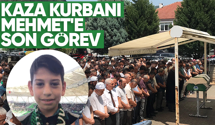 Kazada ölen 17 yaşındaki genç, son yolculuğuna uğurlandı