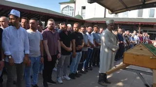 Kazada ölen belediye personeline acı veda