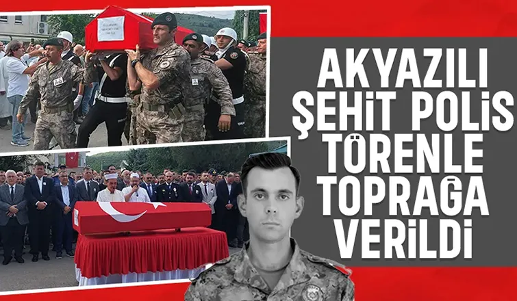 Kazada şehit olan polis İsmail Safa Gülel toprağa verildi