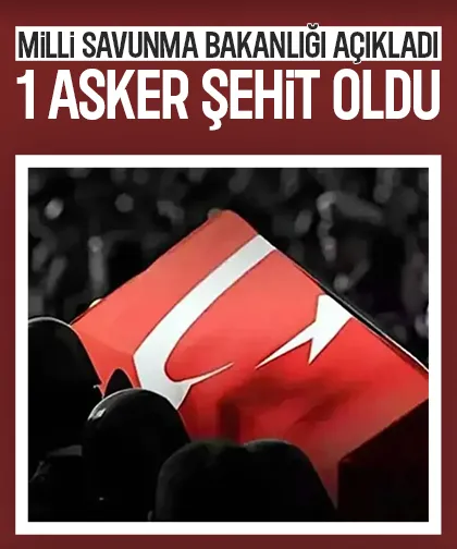 Kazada 1 asker şehit oldu