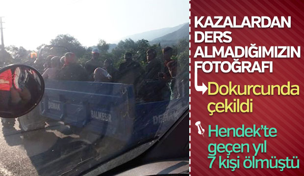 Kazalardan ders almadığımızın fotoğrafı