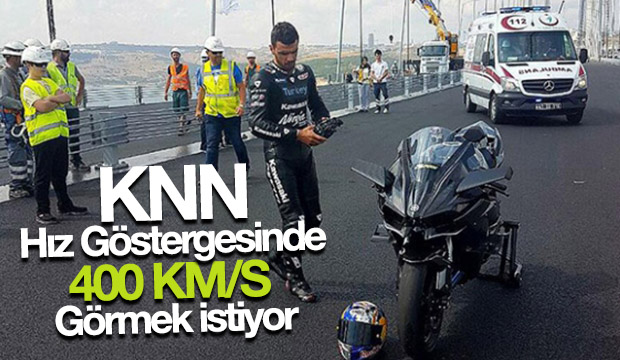 Kenan Sofuoğlu, Osmangazi Köprüsünde test sürüşü yaptı